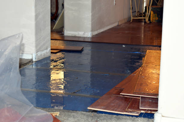 Professional Water Extraction technician working in Modesto, CA
